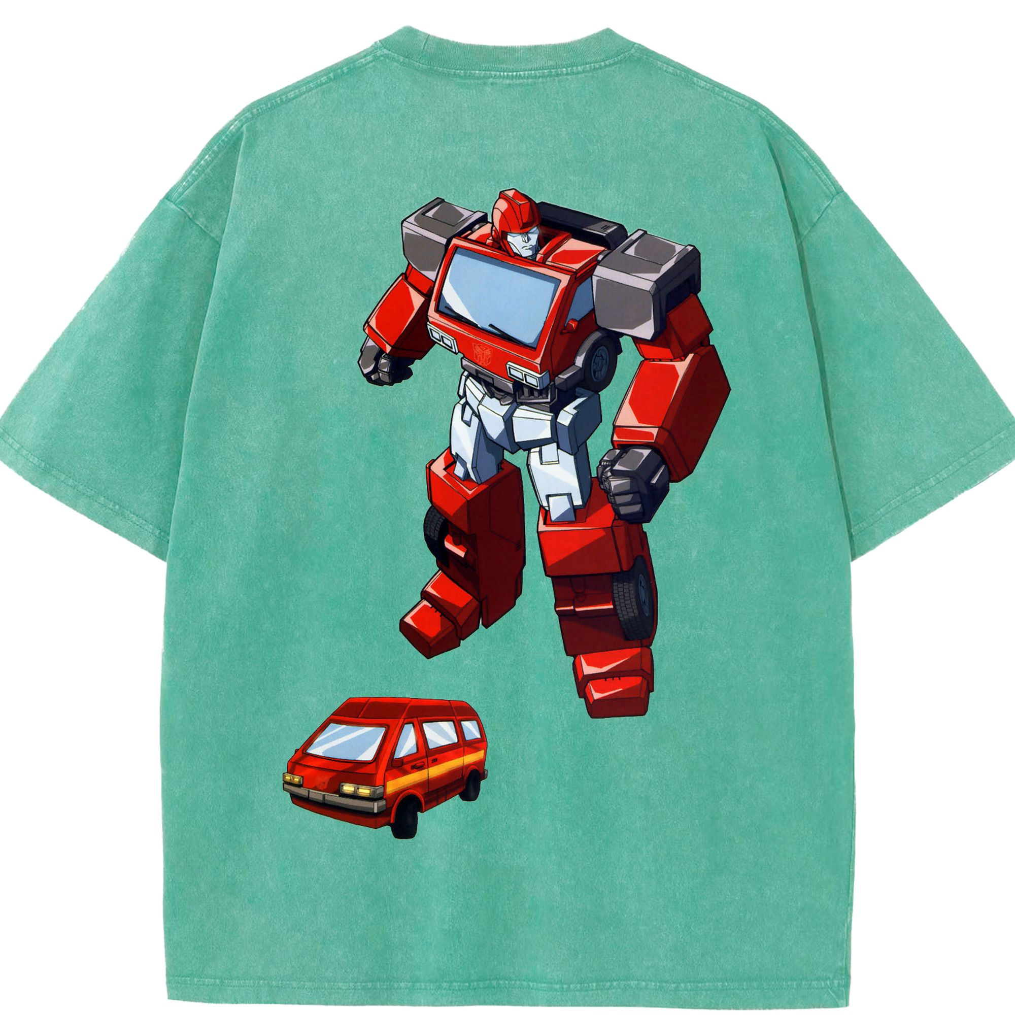 （画像用）  綿100% ヴィンテージ風 半袖Tシャツ（背面プリント）